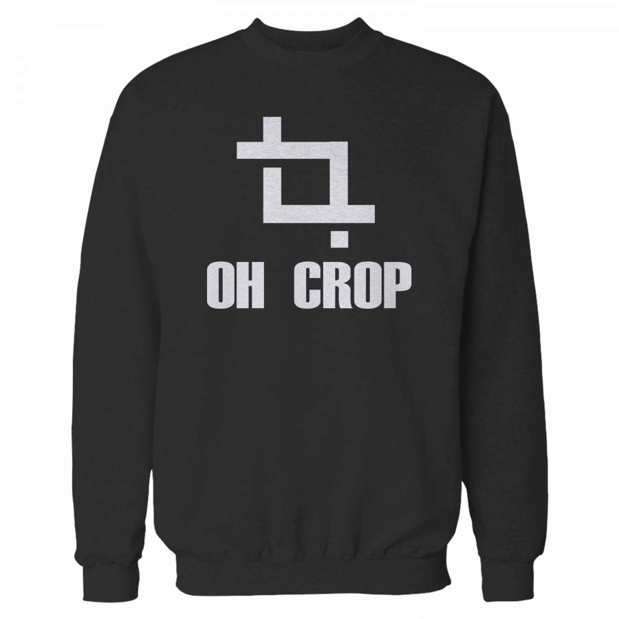 Oh Crop Dslr Camera Photography Sweatshirt