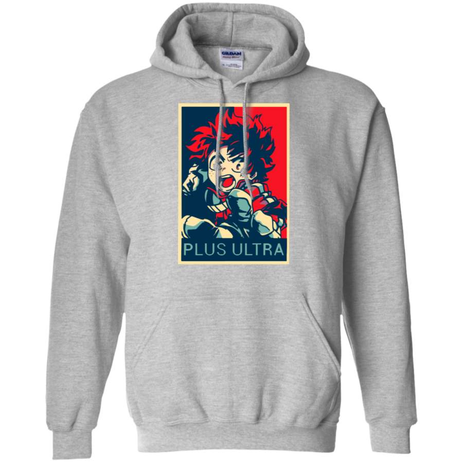 AGR My Hero Academia plus ultra Gildan Pullover Hoodie