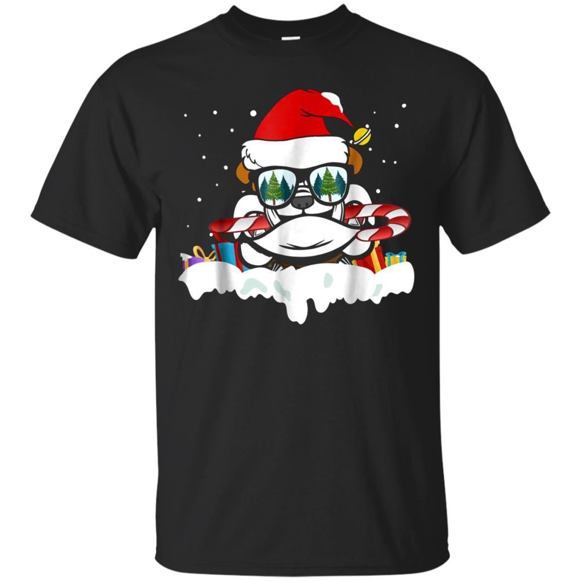 Check out this awesome Santa Candy Cane Bulldog Dog Christmas Xmas T-shirt