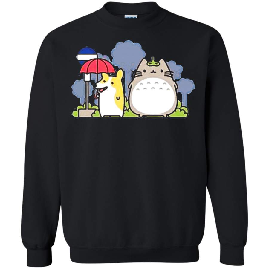 AGR My Fluffy Neighbor Totoro Corgi Sweatshirt