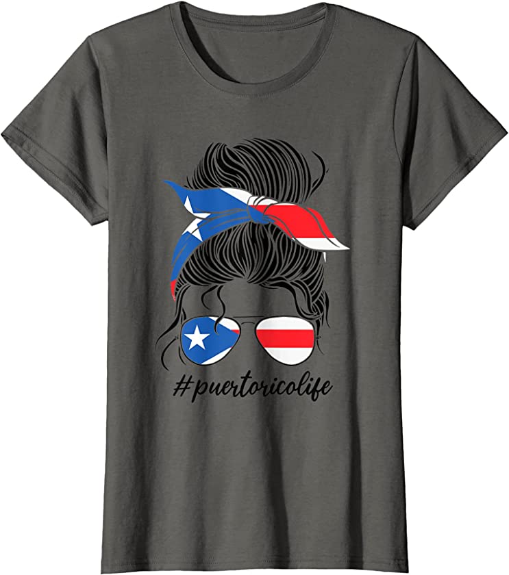 Womens #puertoricolife Puerto Rican T-Shirt