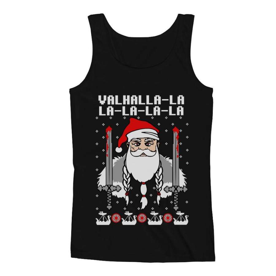 Viking Nordic God Valhalla Mythology Ugly Christmas Sweater Men’s Tank Top