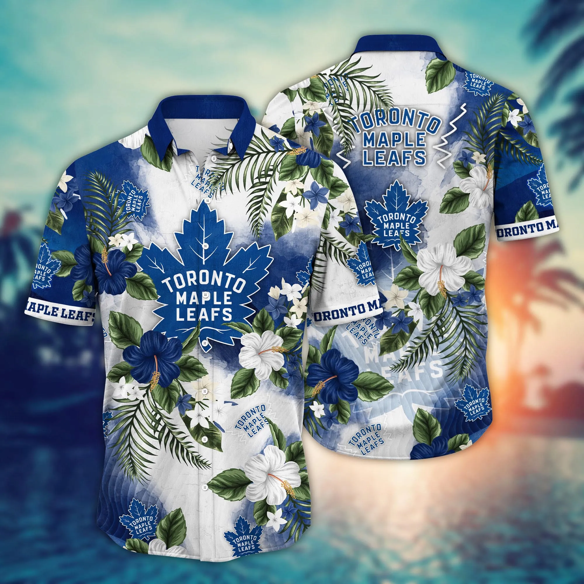 Toronto Maple Leafs Nhl Hawaiian Shirt Popsiclestime Aloha Shirt