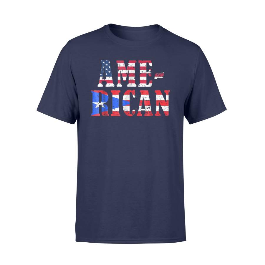 American Puerto Rican Pride With National Flags T-Shirt