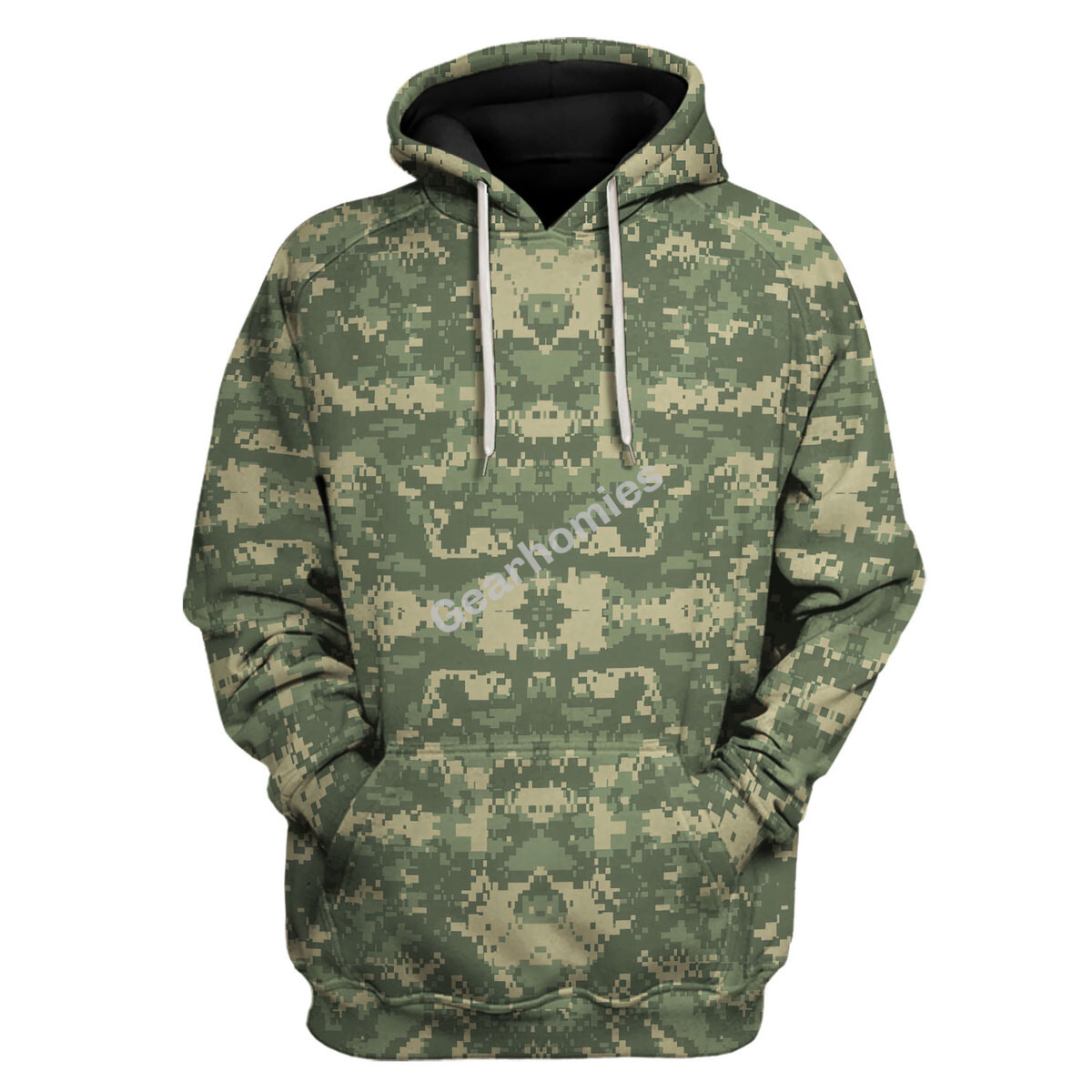 American Acu Or Universal Camouflage Pattern (Ucp) Camo Hoodie