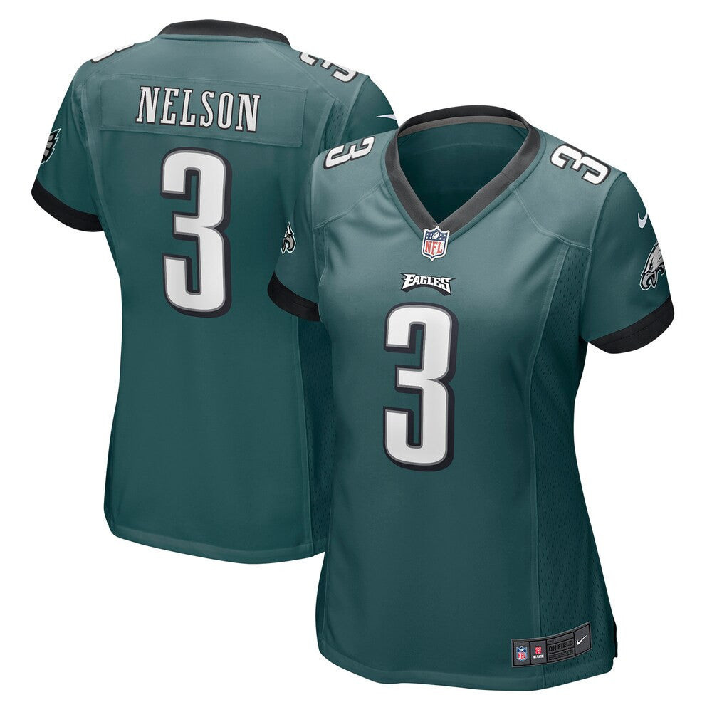 Women’S Philadelphia Eagles Steven Nelson Nike Midnight Green Game Jersey