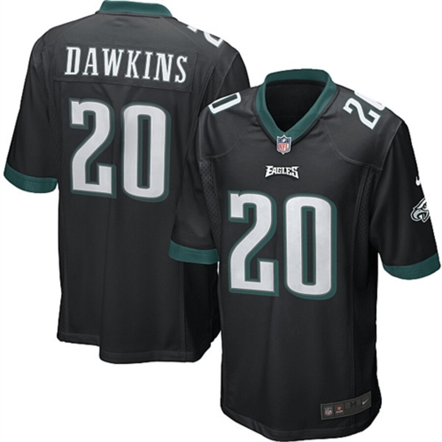 Brian Dawkins Philadelphia Eagles Nike Alternate Game Jersey – Black