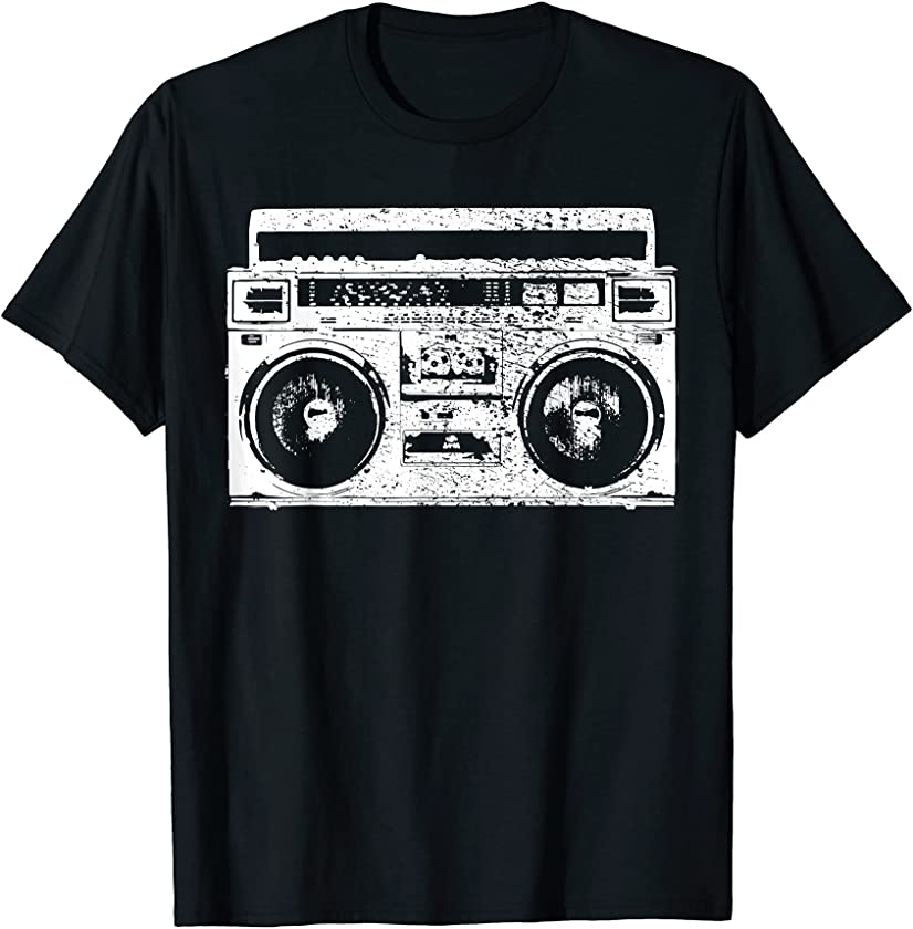 90’s Hip Hop Radio Ghetto Blaster Vintage T-Shirt