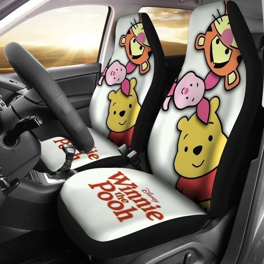 Pooh & Tigger & Piglet Winnie The Pooh For Fan Gift Sku 385 Car Seat Covers