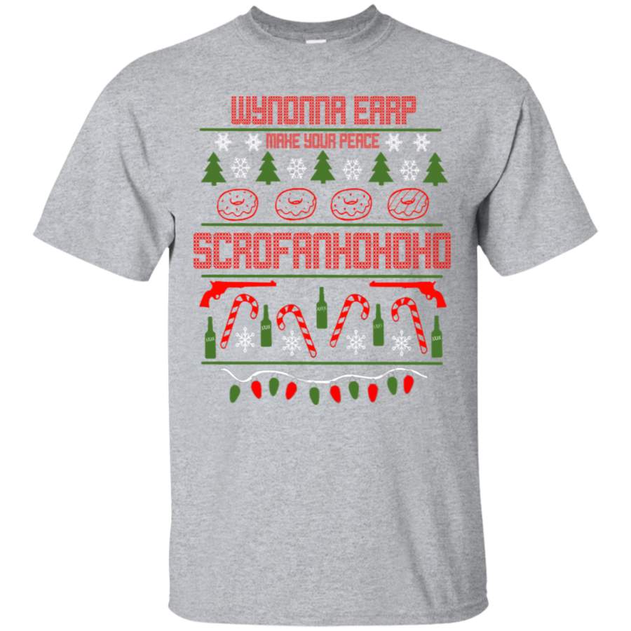 AGR ScroFANhohoho Not so Ugly Christmas Sweater Mens Cotton T-Shirt