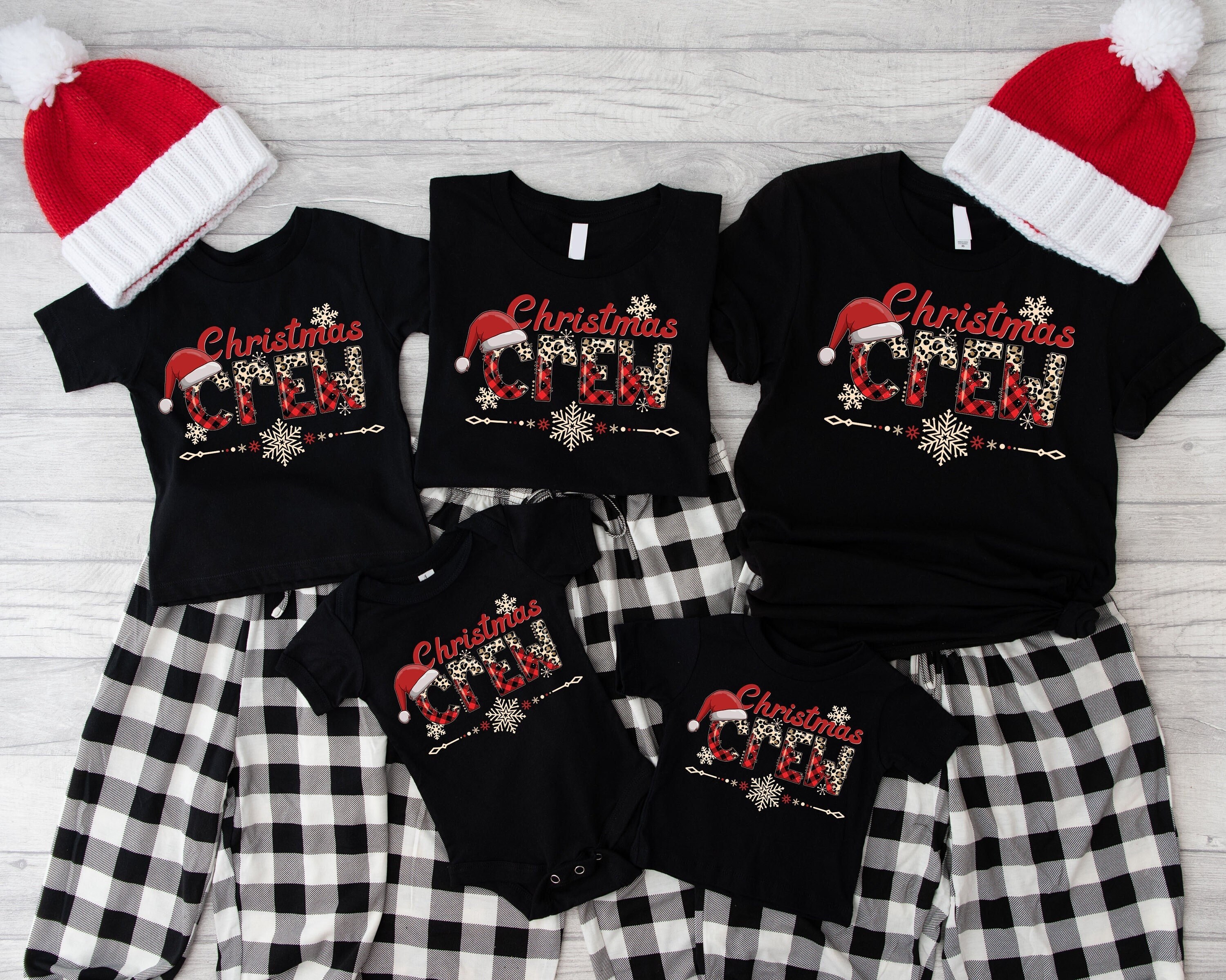 Christmas Crew Shirts, Family Christmas Crew Matching Shirts, Christmas ...