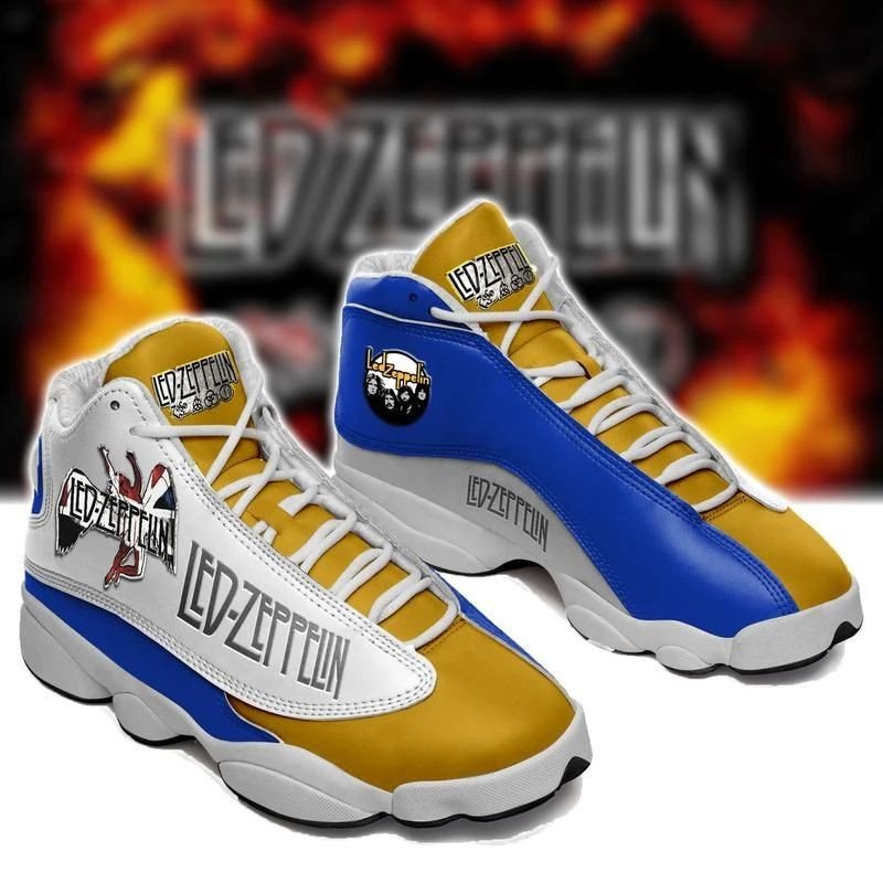 Upscale Led Zeppelin Air Jordan 13 Printing Shoes Sneaker