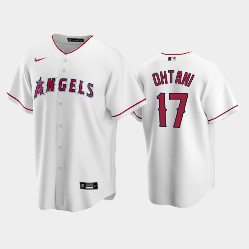 17 Shohei Ohtani White Los Angeles Angels Home Jersey