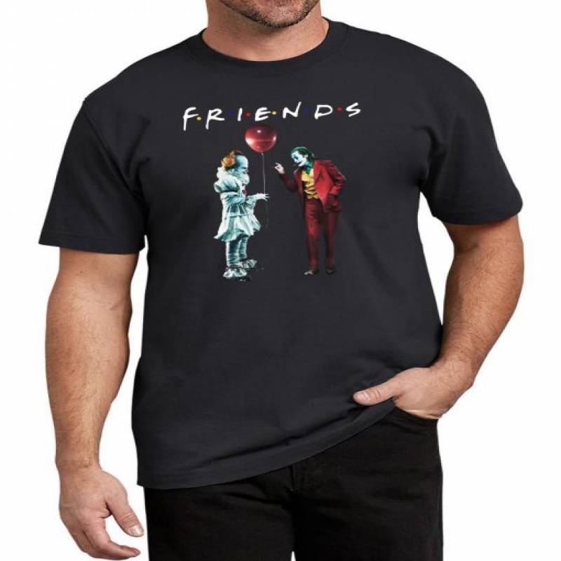 Pennywise With Joker Friends TV Whow T-Shirt