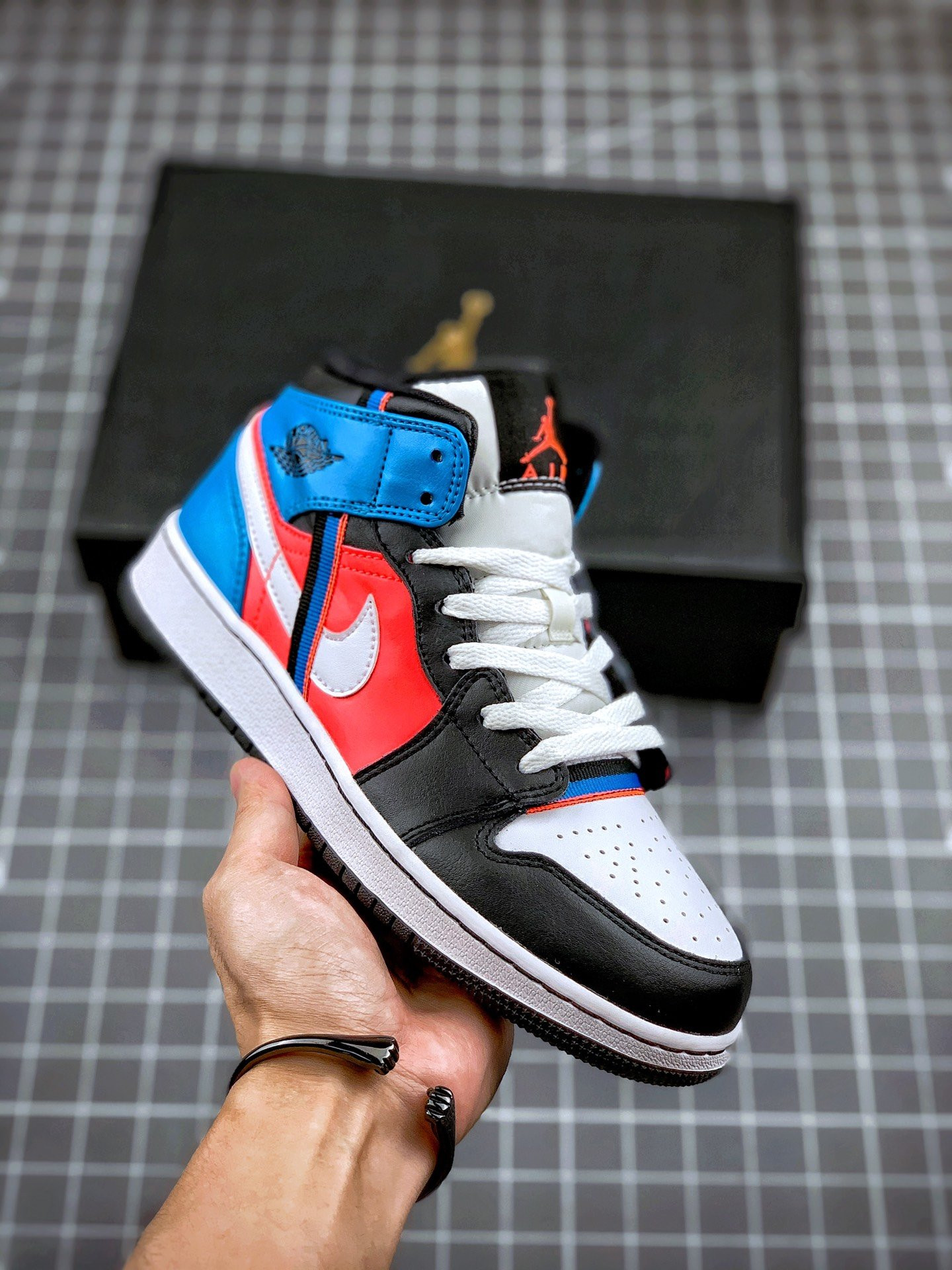 JD 1 Mid White Black Crimson Blue 5341573