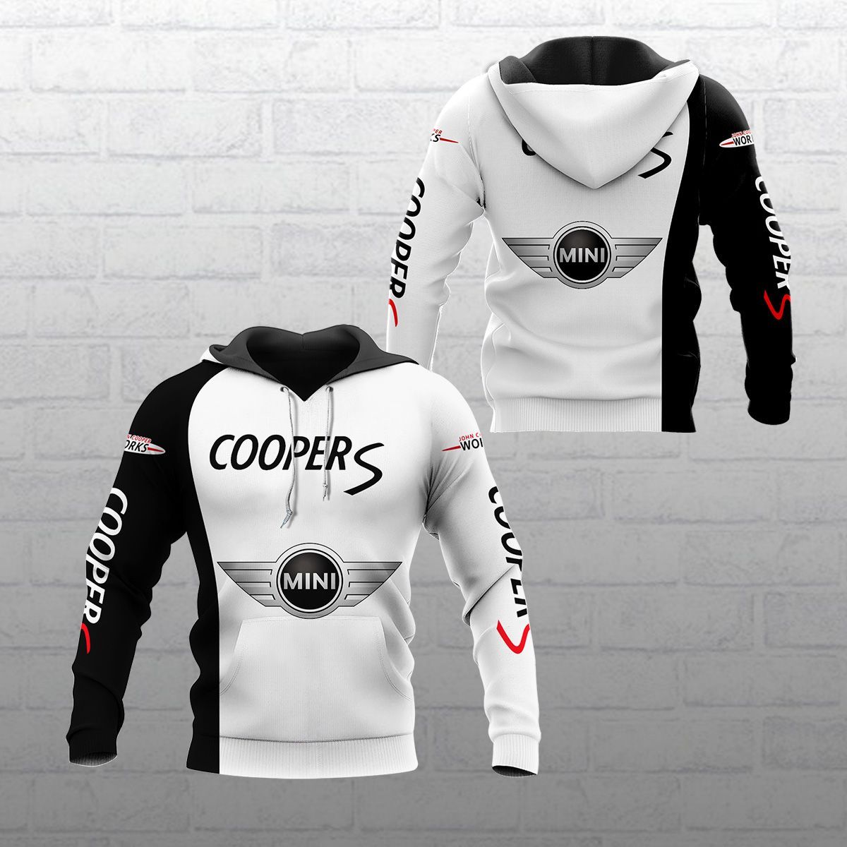 3D All Over Printed Mini Coopers NTH-HA Shirts Ver1 (White)