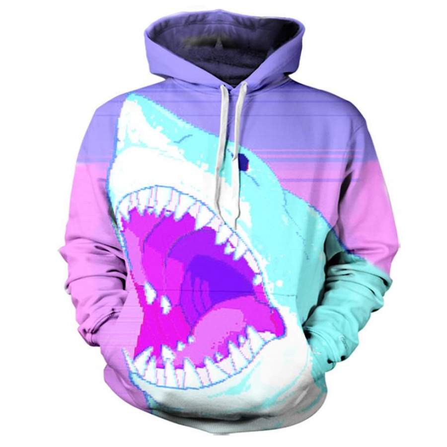 70s Shark Hoodie