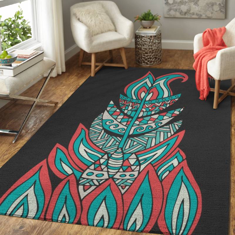 A Romantic Feather – Animals Area Rug Carpet