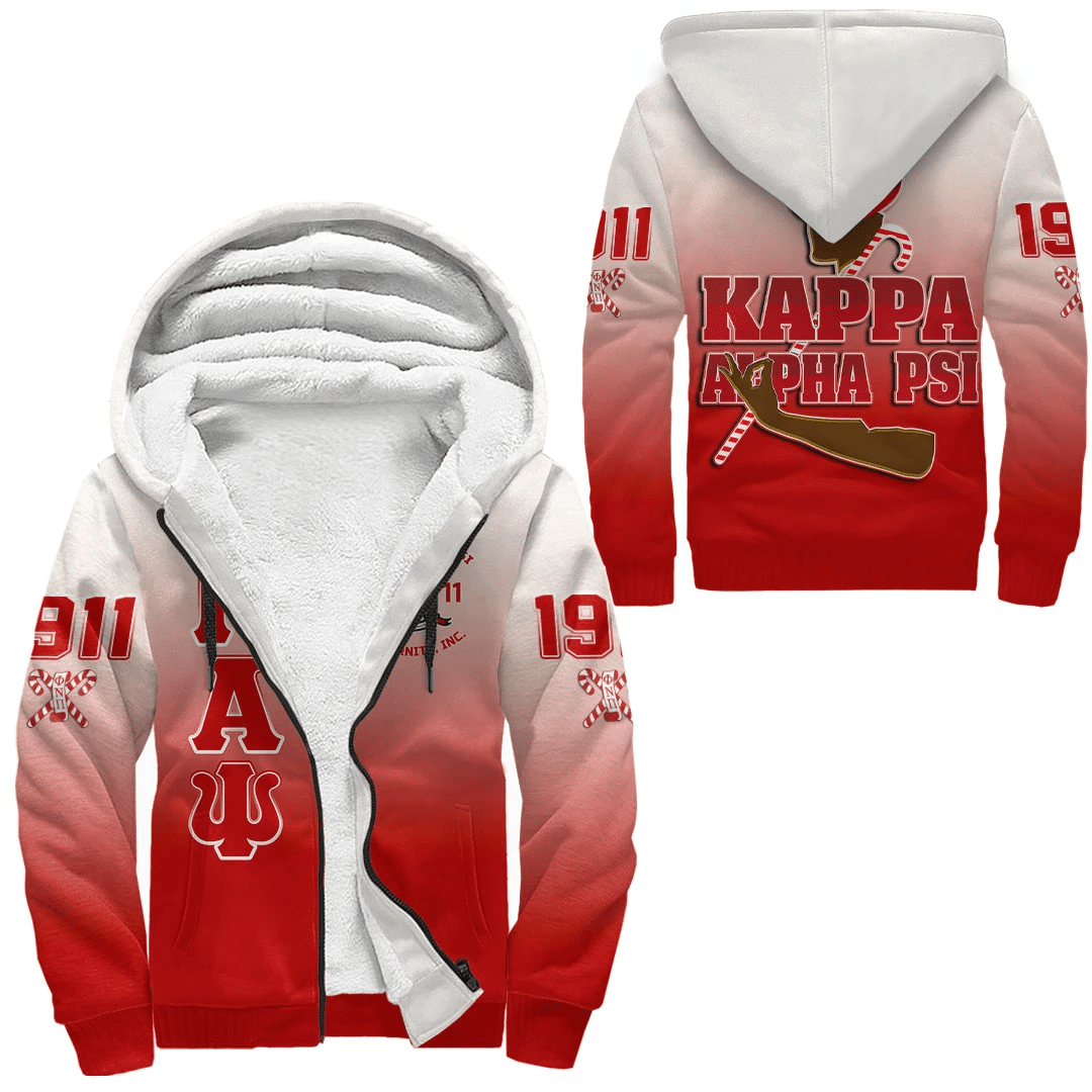 Wonderprint Hoodie Kappa Alpha Psi Gradient Sherpa Hoodies Lt10