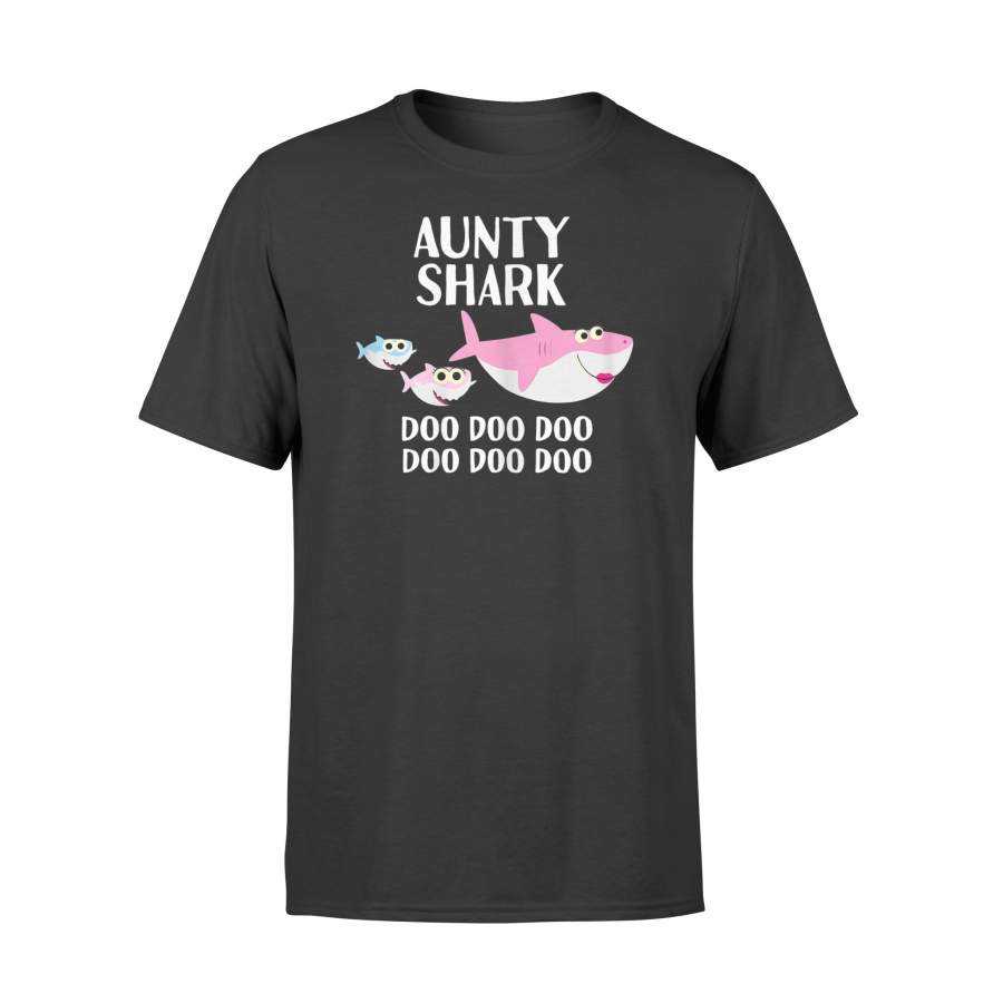 Womens Aunty Shark Doo Doo Halloween Christmas Mothers Day Gift – Comfort T-shirt