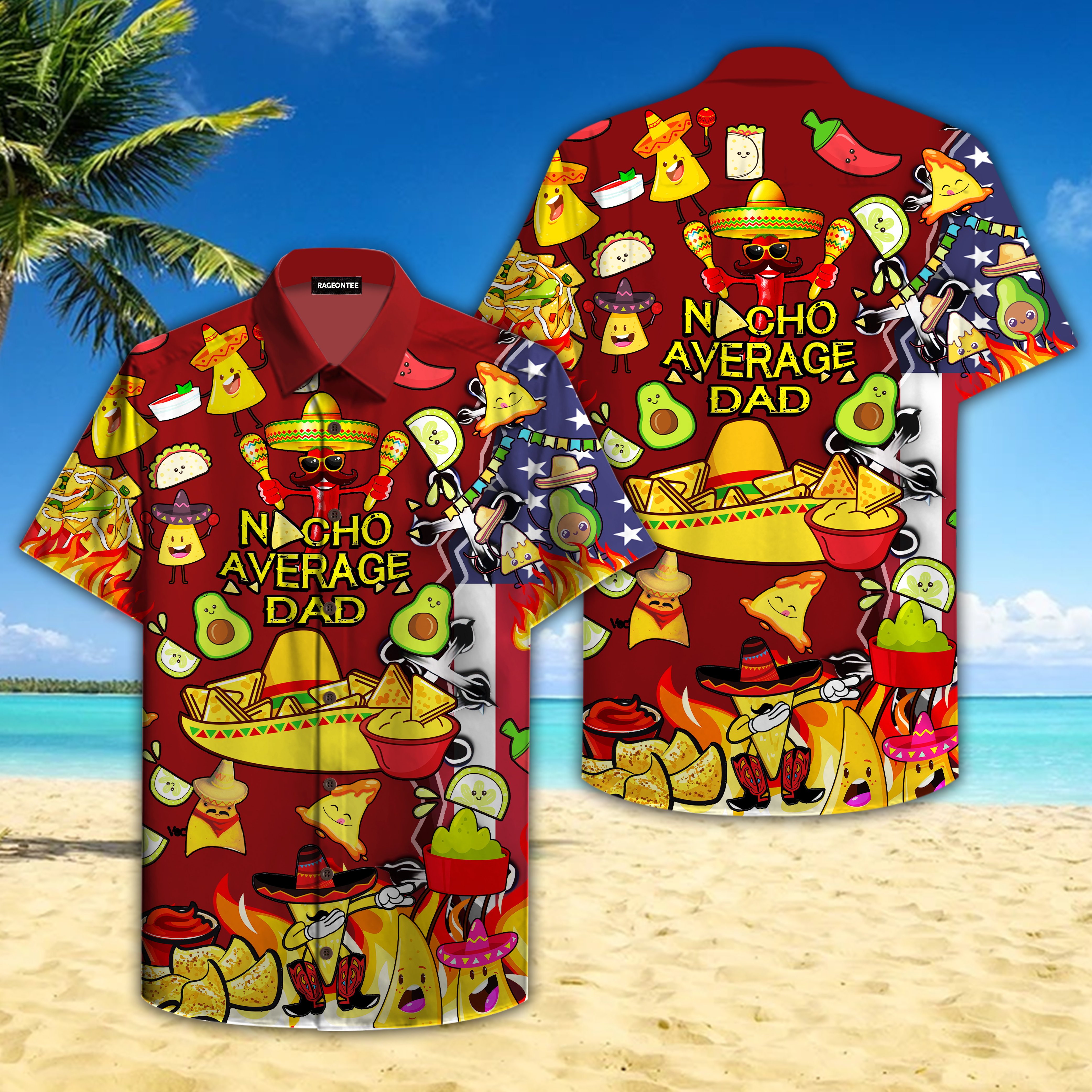 Nachos Daddy Hawaii Shirt Unisex Adult Ha16612