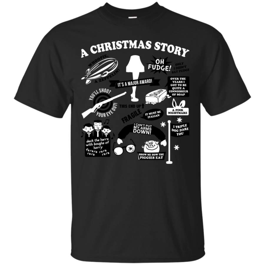 A CHRISTMAS STORY MOVIE – Christmas Story Quotes T Shirt & Hoodie