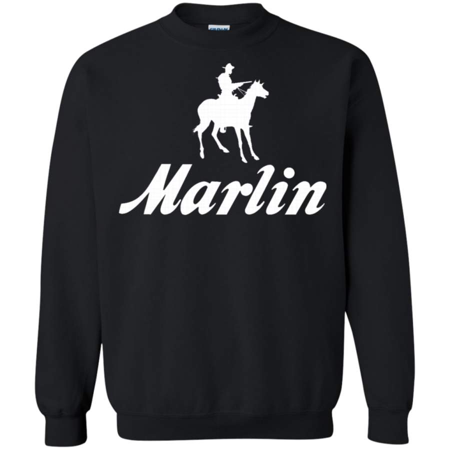 AGR Marlin Gun Logo Crewneck Pullover Sweatshirt