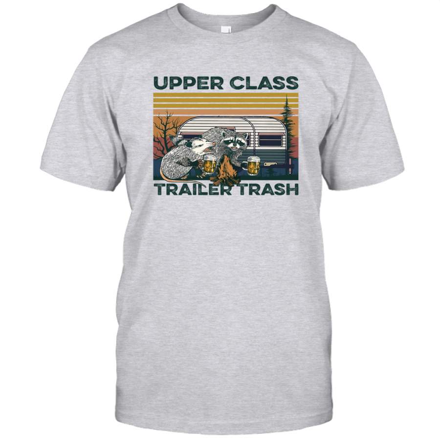 Vintage Raccoons And Opossums Upper Class Trailer Trash Shirt