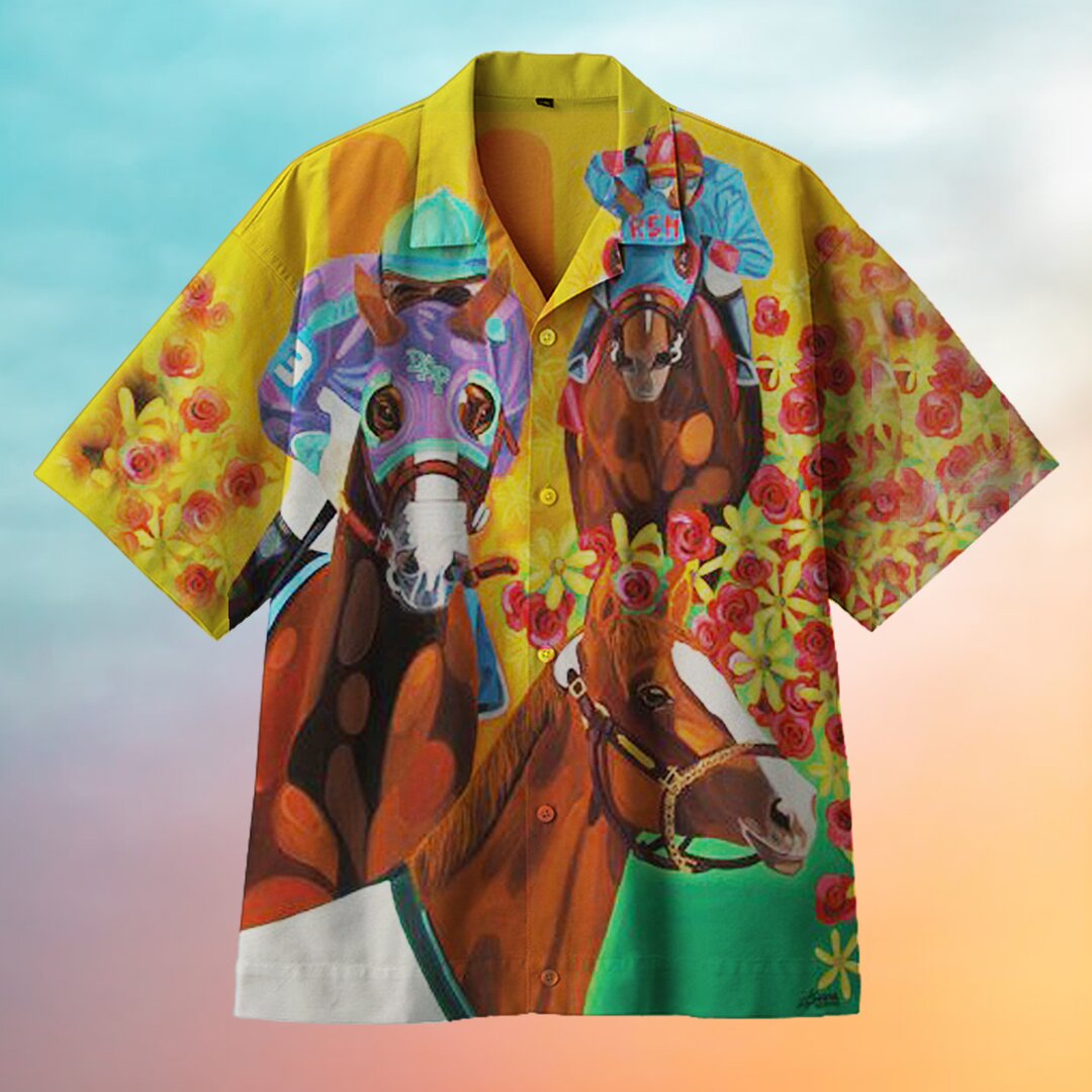 Horserace Aloha Hawaii Shirt For Men Women Ha25653