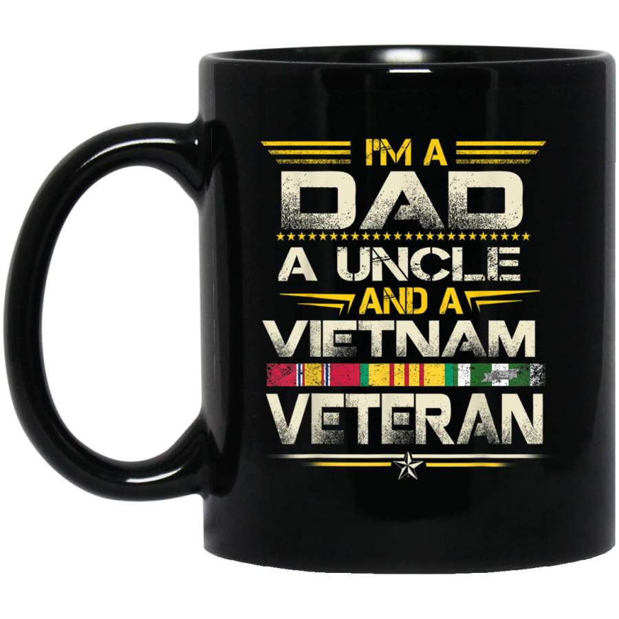 Dad Uncle Vietnam Veteran Vintage Shirt Mens Gift Mug Gift