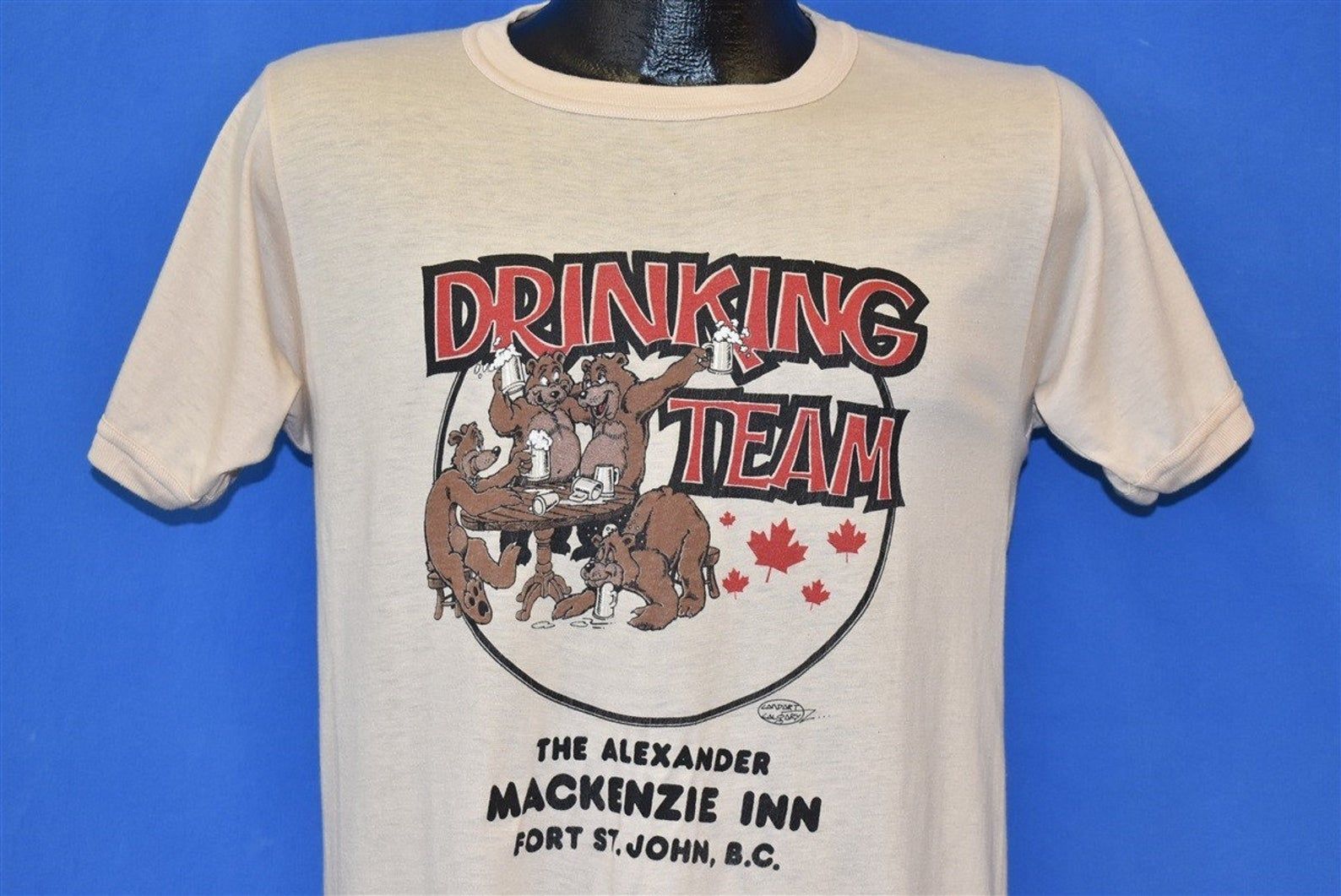 80S Drinking Team Alexander Mackenzie Inn T-Shirt