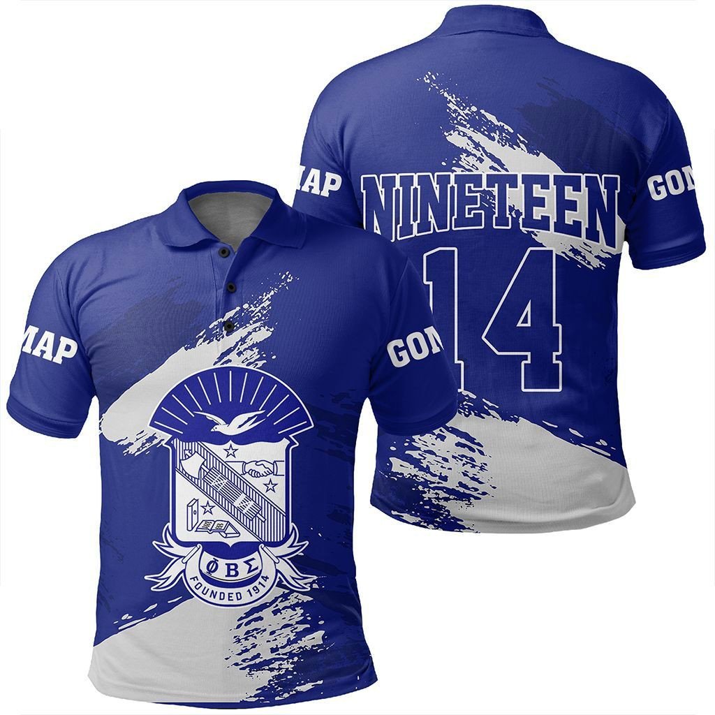 Wonder Print Polo Shirt – Phi Beta Sigma Nineteen Polo Shirt