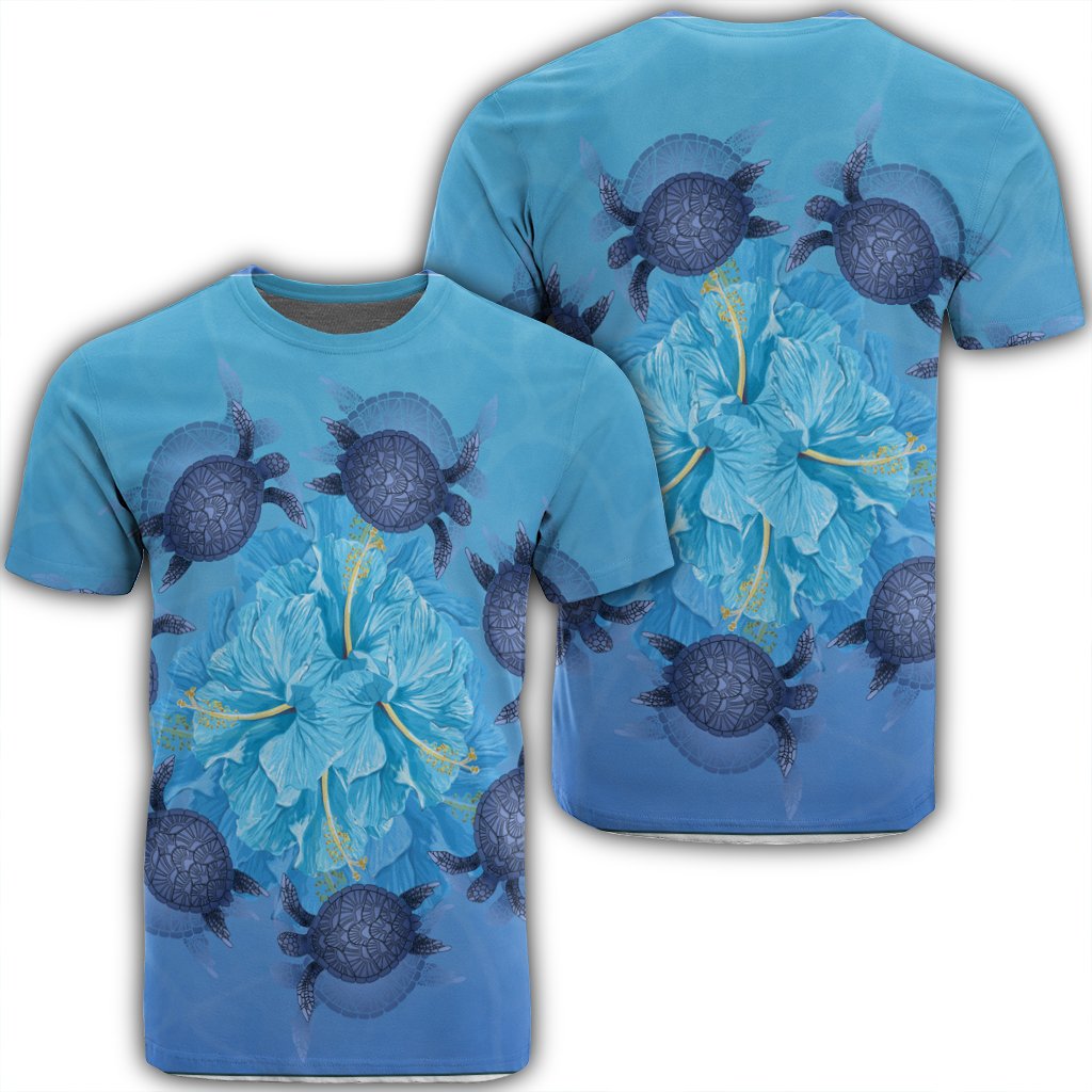 Hawaiian Turtle Hibiscus Blue Ah Ha1525