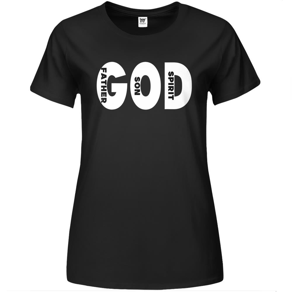 Holy Trinity God Three Persons Father Son Holy Spirit Premium Womens Tshirts