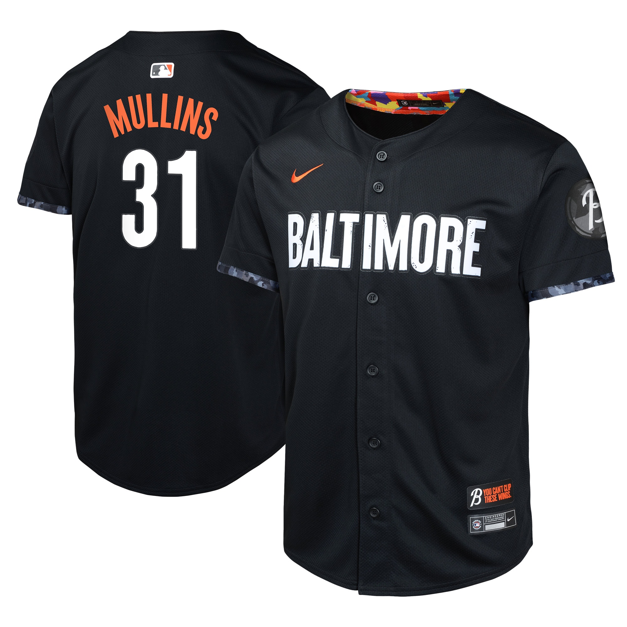 Cedric Mullins Baltimore Orioles Youth City Connect Limited Player Jersey – Black