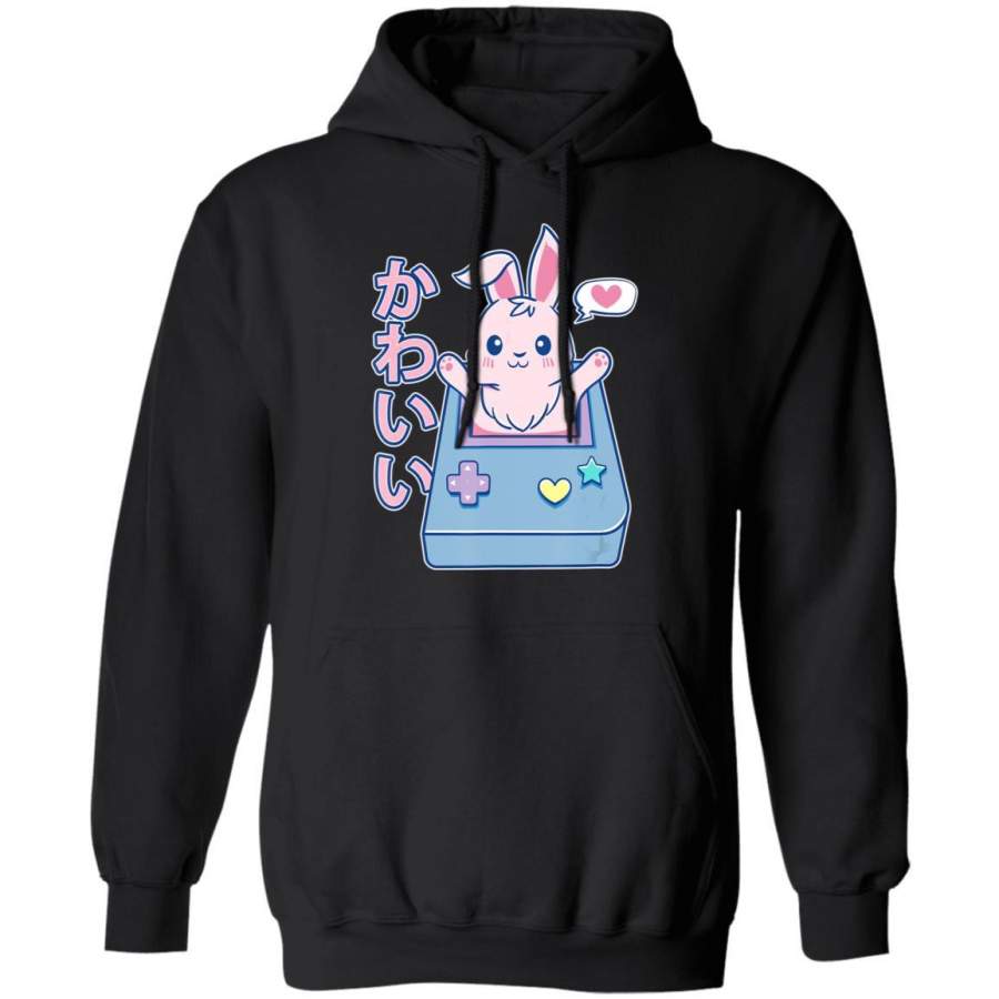 kawaii gamer bunny – Rabbit Pastel Cute Hoodie