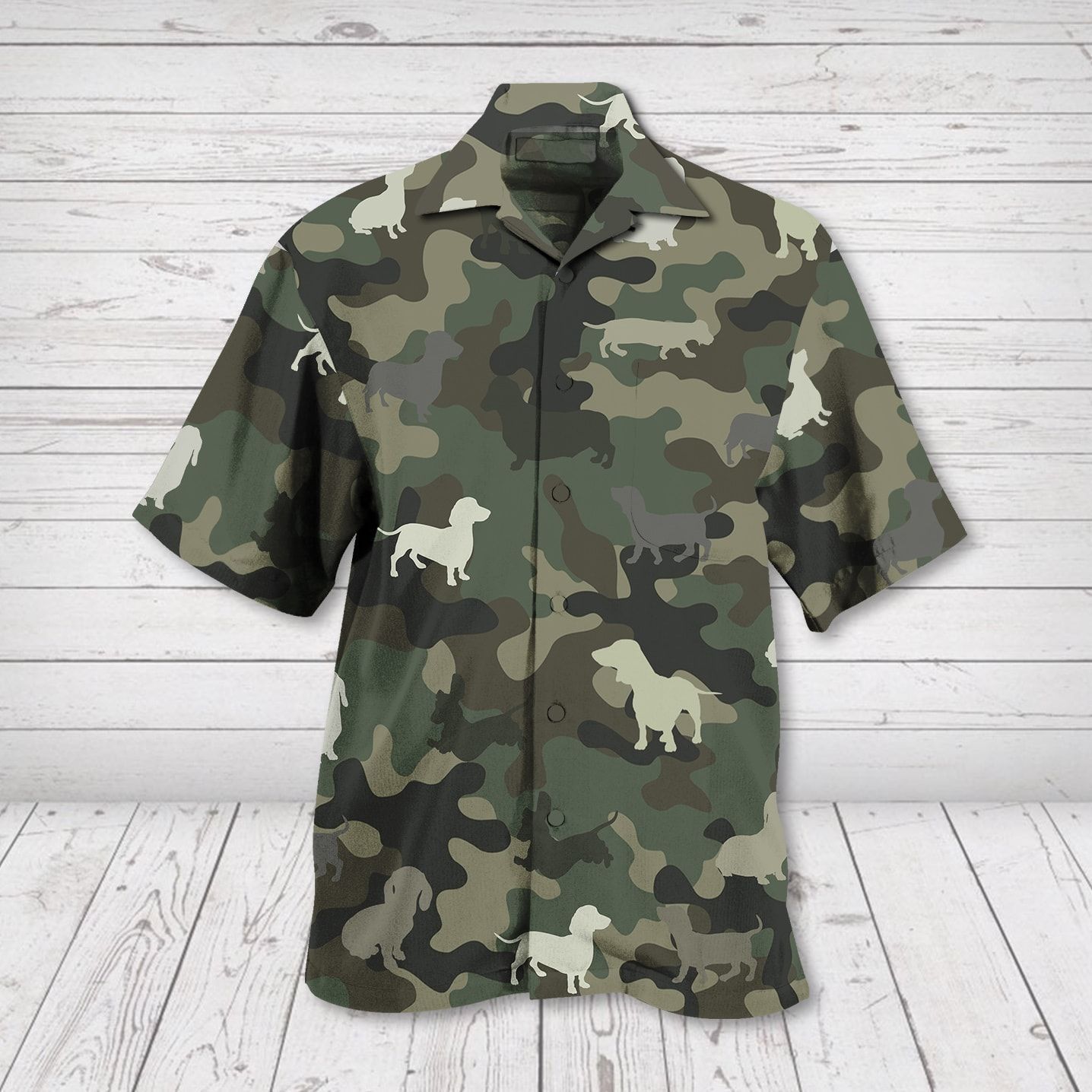 Dachshund Army All Over Printed Hawaii Shirt Ha41902