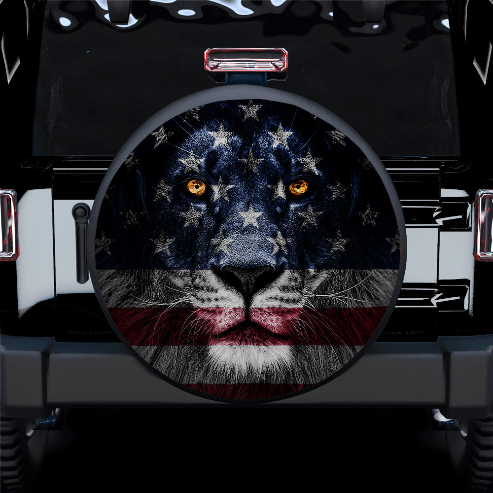 Lion America Usa Jeep Car Spare Tire Cover Gift For Campers