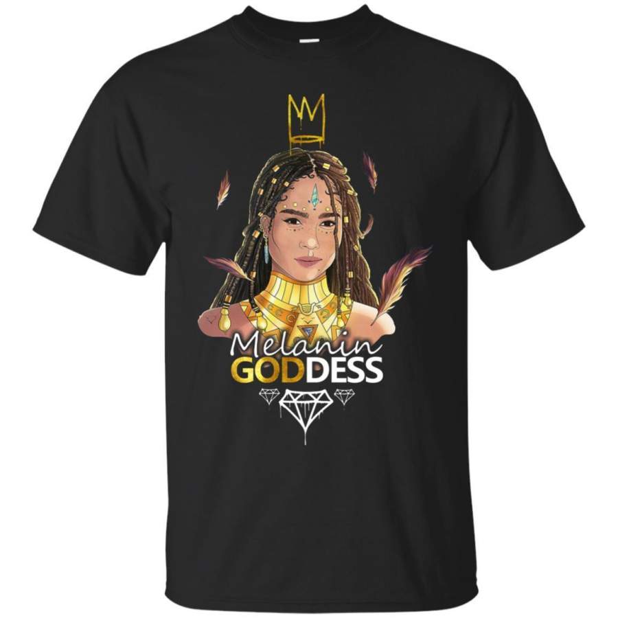 Melanin Goddess T-shirt for Black Queens