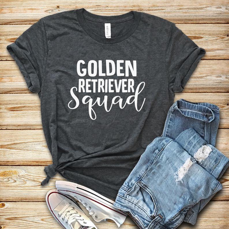 Dreameris Golden Retriever Squad Shirt Tank Top Hoodie Funny Golden Retriever Shirt Golden Dog Lover Shirt Golden Retriever Lover Gift