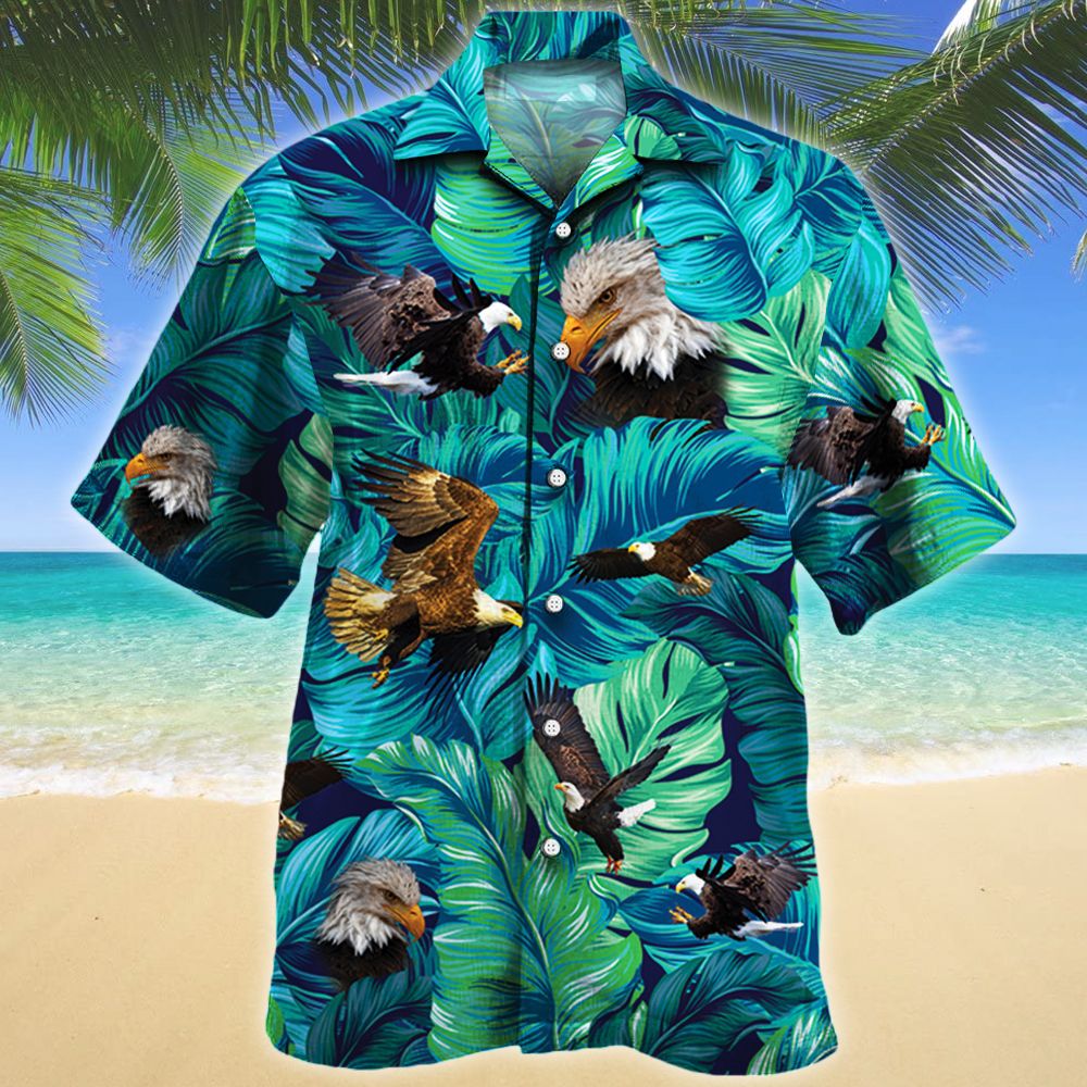 Eagle Lovers Gift Hawaiian Shirt For Aloha Ha28728