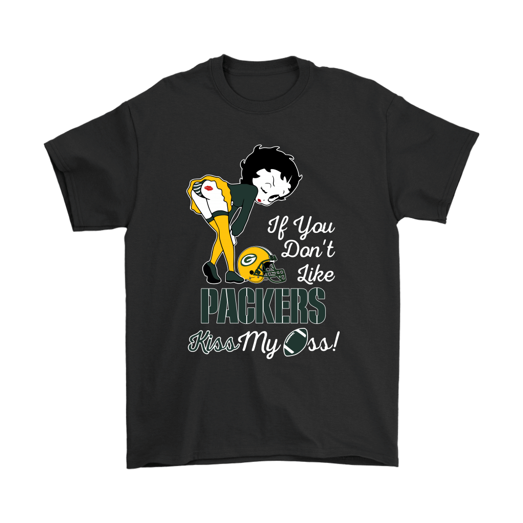 Cover your body with amazing If You Dont Like Green Bay Packers Kiss My Ass Betty Boop Shirts