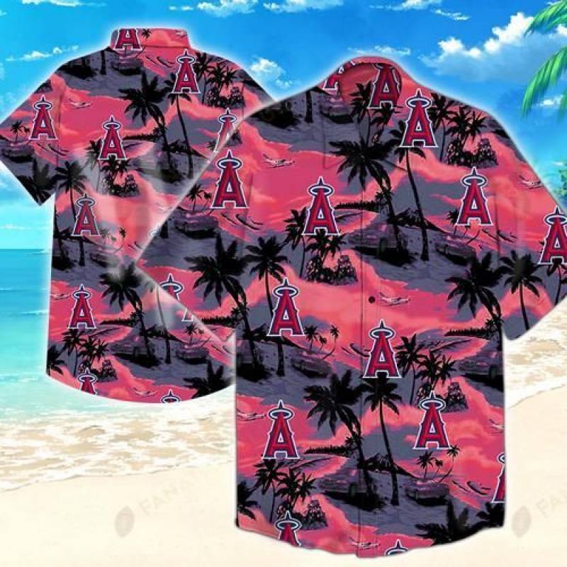 Los Angeles Angels Hawaii 3D Shirt