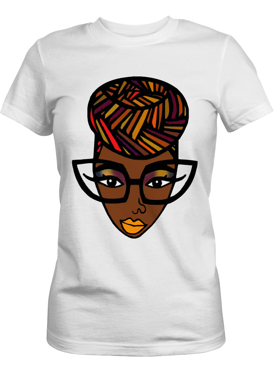 Shirt For Black Women Headwrap Women Art Shirt For Black Girl