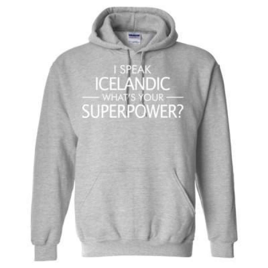 AGR I Speak Icelandic What’s Your Superpower – Heavy Blend™ Hooded Sweatshirt