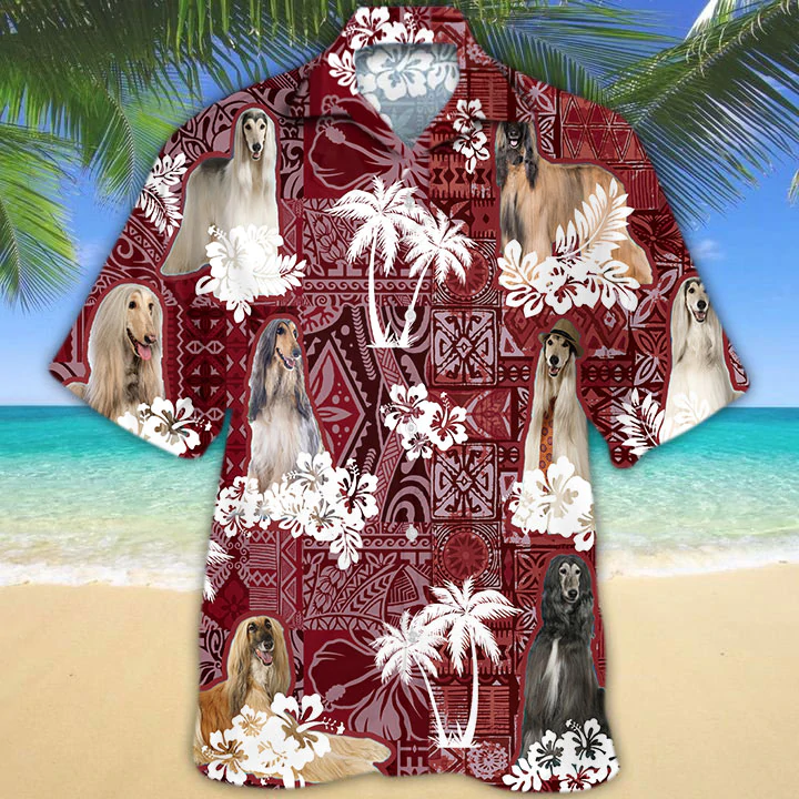 Afghan Hound Hawaii Shirt For Tropical Gift Funny Hawaii Shirts Ha86698