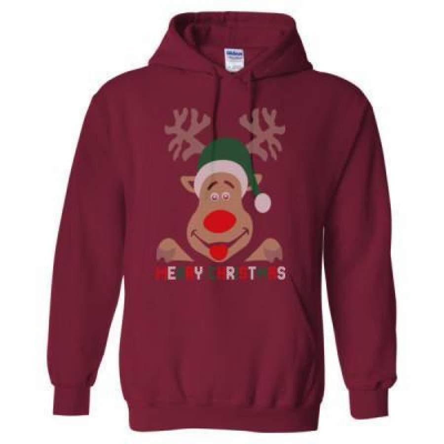 AGR Merry Christmas Ugly Sweater – Heavy Blend™ Hooded Sweatshirt