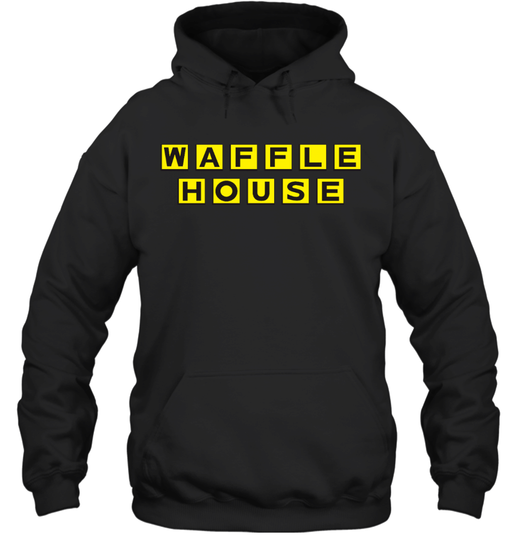 SUNRAIN Men’s Waffle House Logo Hoodie