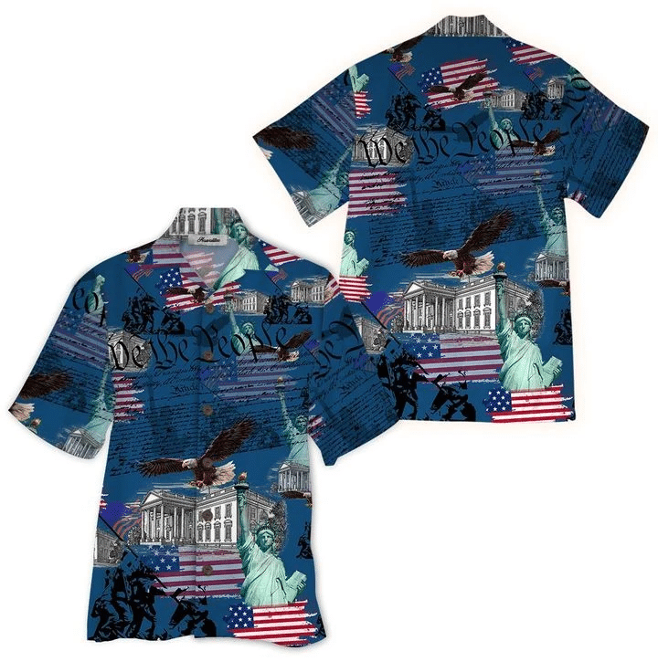 Patriotic Hawaii Shirt Unisex Adult Ha99462