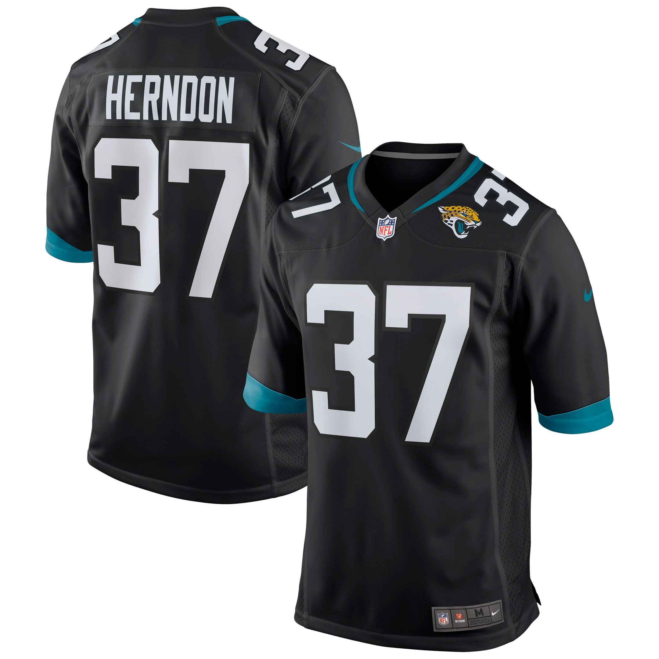 Tre Herndon Jacksonville Jaguars Game Jersey – Black NFL